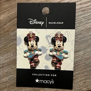 NEW Disney BaubleBar Minnie Mouse Earrings (her body moves!)